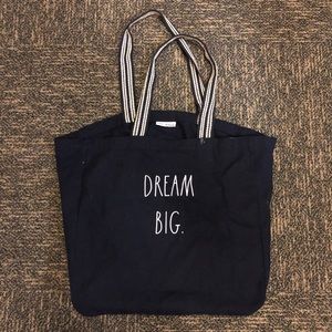 Rae Dunn tote bag Navy blue